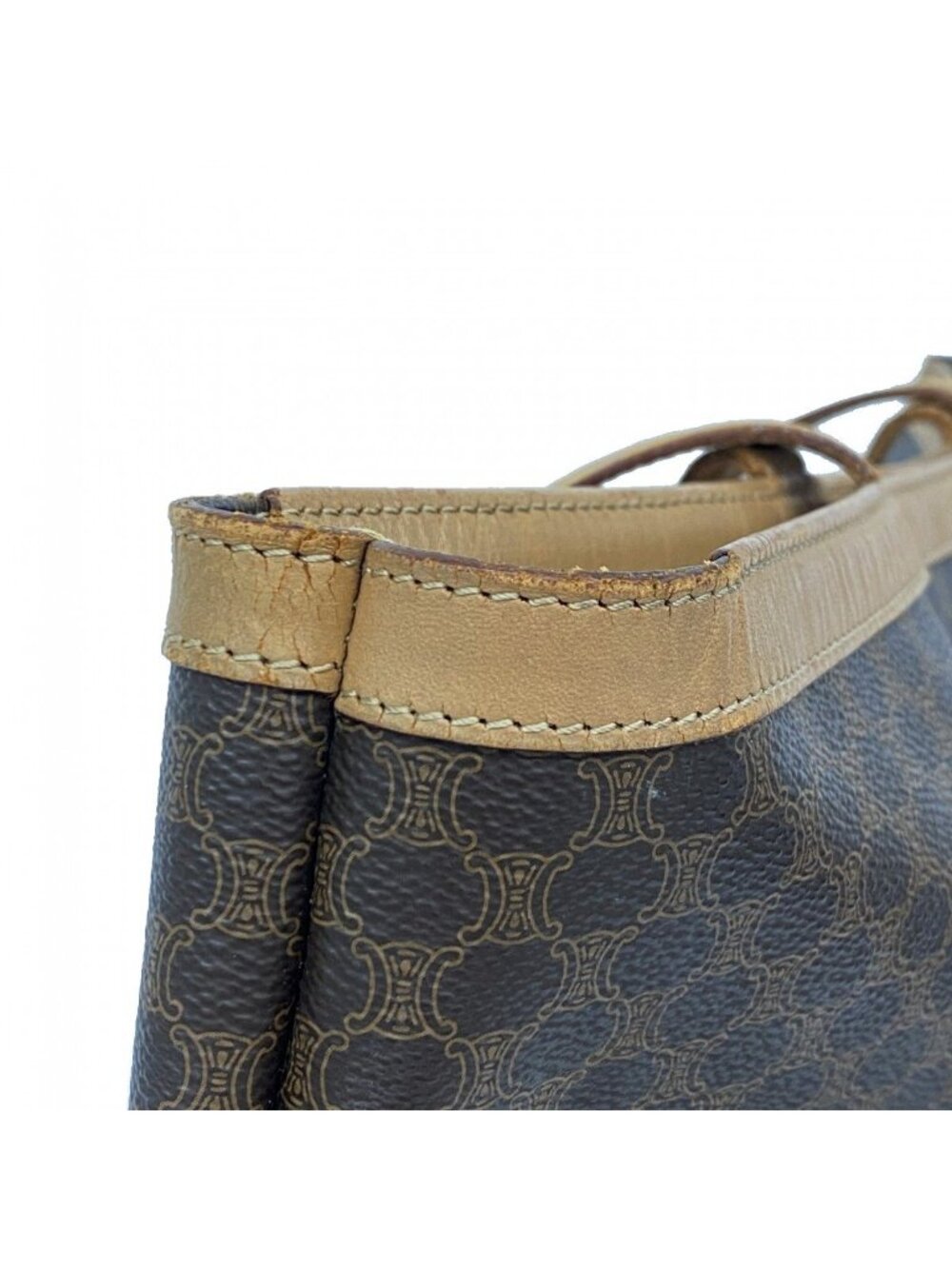 Celine Tote Macadam Brown Gold - Picture 9 of 10